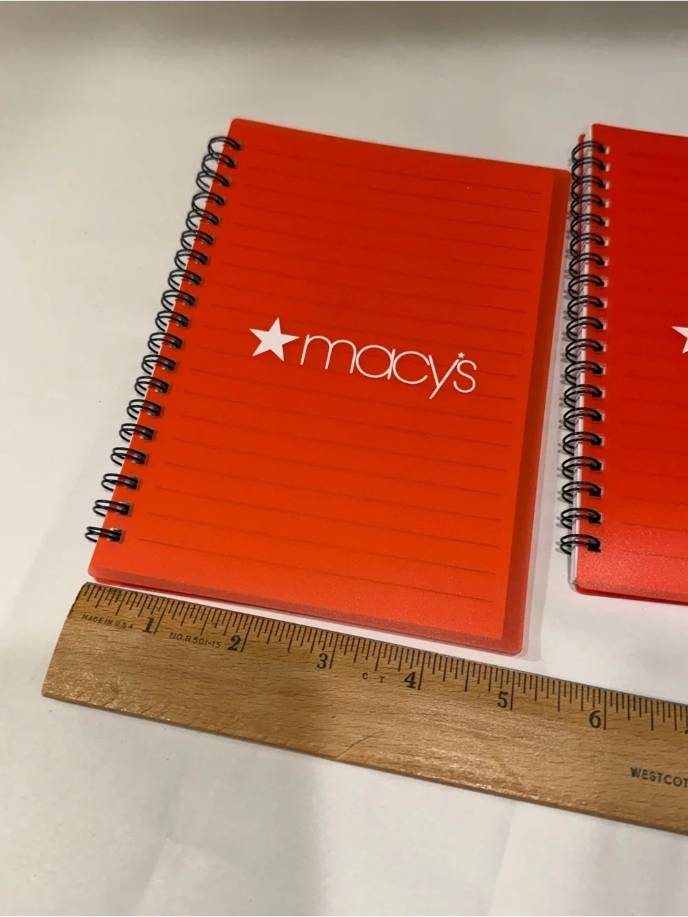 Macy's Red Spiral Notebook - Set of 2